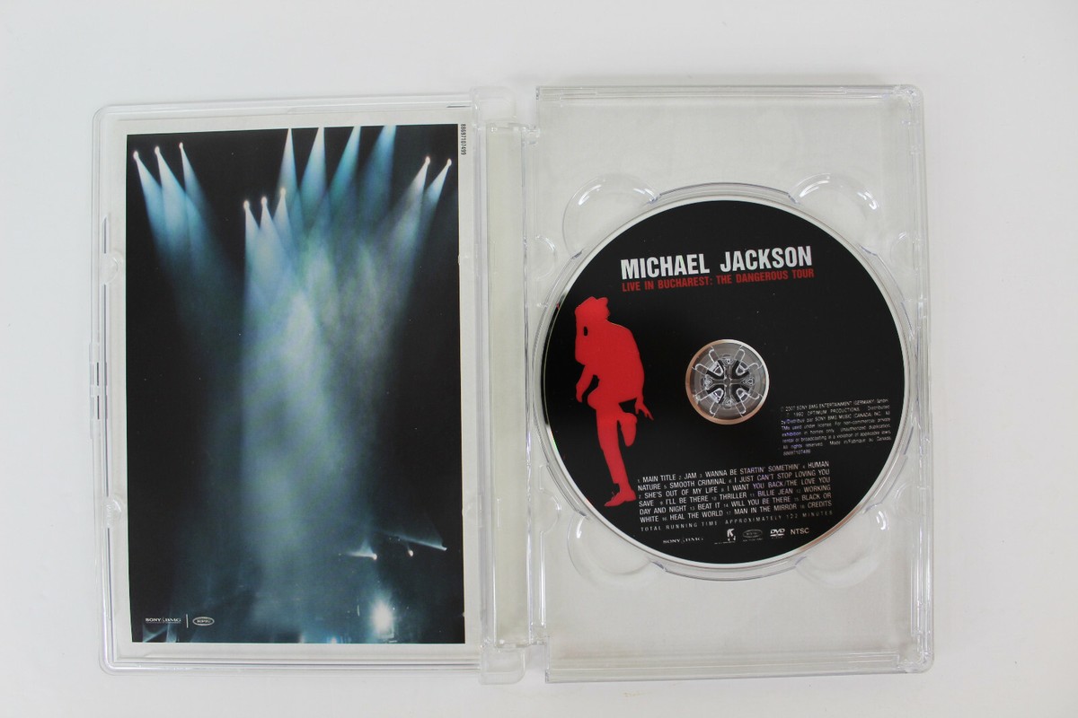 MICHAEL JACKSON LIVE IN BUCHAREST : THE DANGEROUS TOUR 1992 DVD