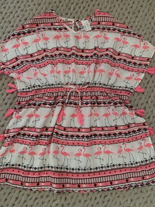 flamingo beach cover up