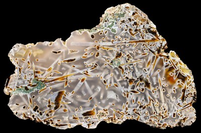 Achat/ Agate from Turkey Fundstelle Cubuk with Pseudomorphs and Multi Chamber!