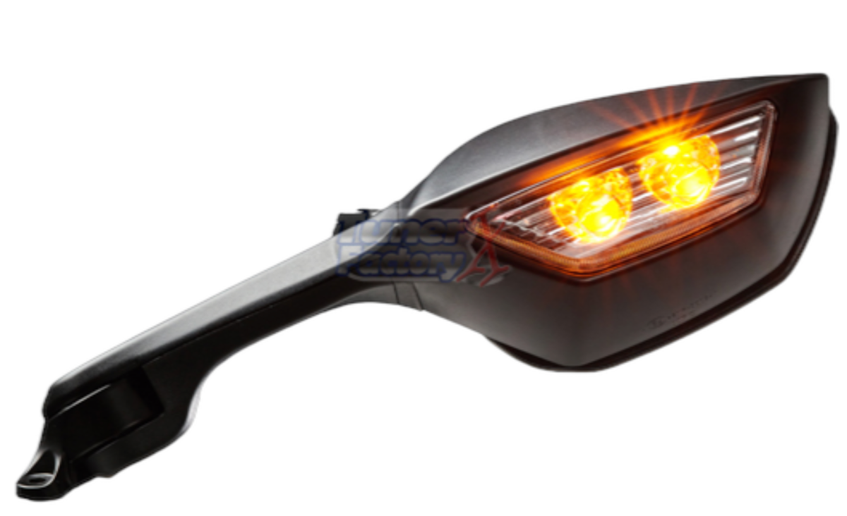 Matte Black Mirror Set 2011 2012 2013 2014 2015 Pair fits KAWASAKI