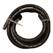 Tool Daily"10"ft  3/8" Jetter WP 4000psi BP 16000psi Max 212° Connector Hose NEW