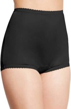BALI FreeForm 100 Antron III Nylon Full Cut High Waist Black Brief Size 5/Small