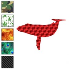 Humpback Whale, Vinyl Decal Sticker, 40 Patterns & 3 Sizes, #902