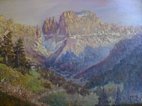 Walter Thamm 1885-1938 - Blick auf den Rosengarten Dolomiten Südtirol - Bild 4 von 17
