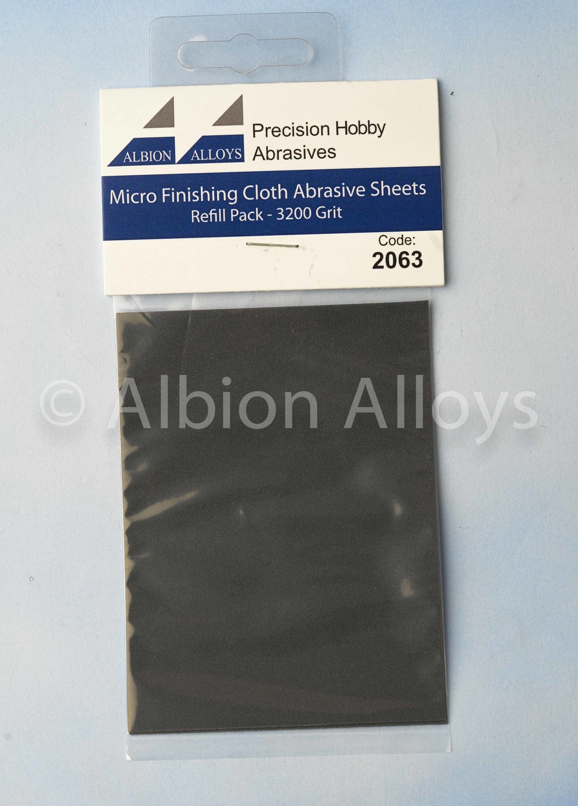 2063 - Micro Finishing Cloth Abrasive Refill - 3200 Grit Albion Alloys