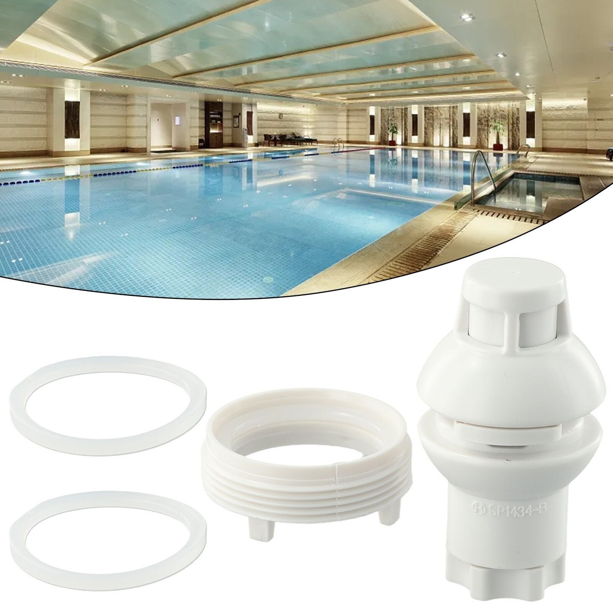 Hayward SP1434PAKB Vari-Flo Düse – Ersatzteil Für Jet-Air III Whirlpool-Systeme