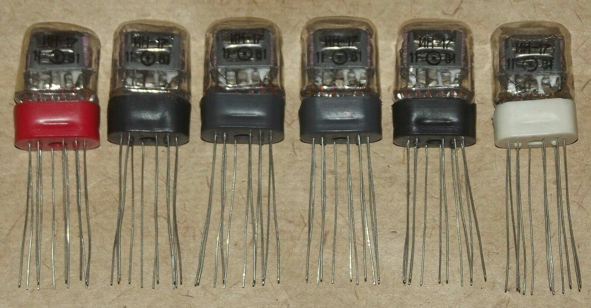 New nixie tubes IN-17 USSR indicator for DIY clock UNSOLDERED | eBay