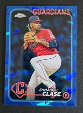 2024 Topps Chrome Sapphire Baseball #116 EMMANUEL CLASE Base
