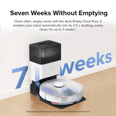 Roborock Q7 Max+ Self-Emptying Robot Vacuum Cleaner - Certified Roborock Q7 Max+ Self-Emptying Robot Vacuum Cleaner - Certified