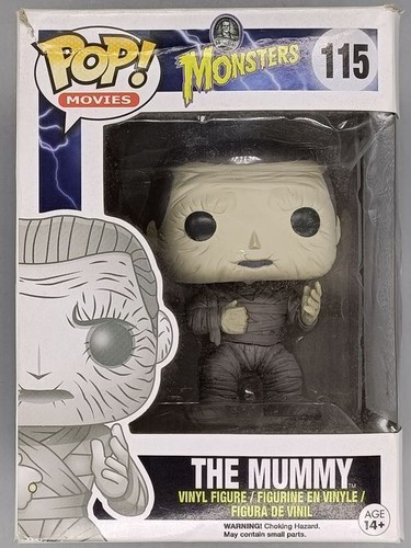 #115 The Mummy - Universal Monsters - Damaged Box Funko POP with Protector