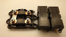 LITTELFUSE Mega Fuse Holder with Dual 150 amp 32V DC Slo-Blo With Copper  Busbar