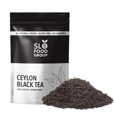 8 OZ Ceylon Black Tea Loose Leaf from Sri Lanka Pekoe Grade Premium Tea