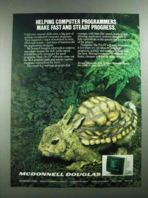 1988 McDonnell Douglas Pro-IV Software Ad - Helping Computer Programmers