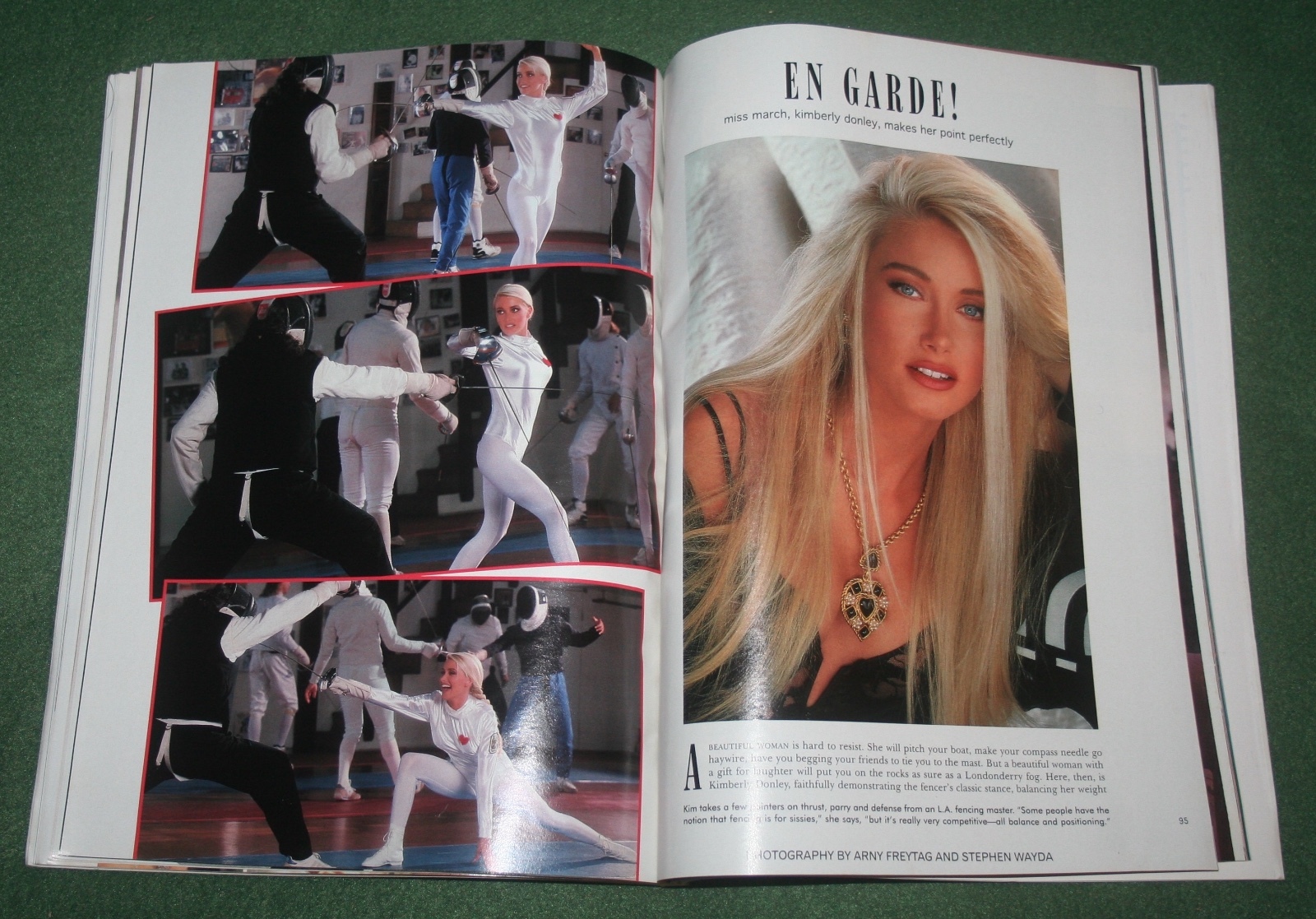 Playboy March 1993 POM Kimberly Donley Mimi Rogers NUDE Anne Rice