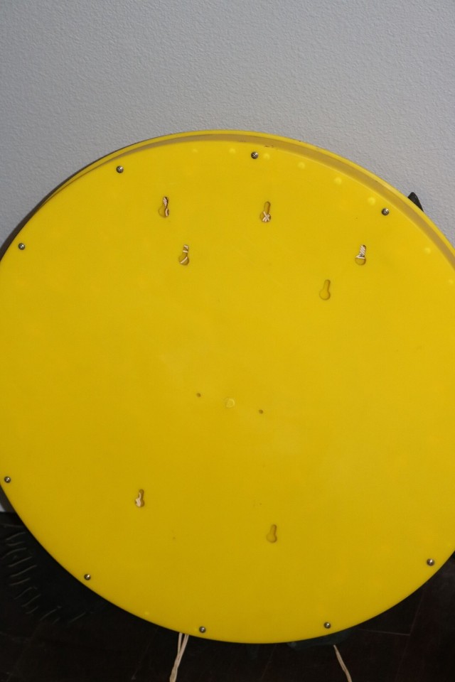 Witch On Broom Vintage Atico 19” Lighted Halloween Flying Broom Moon