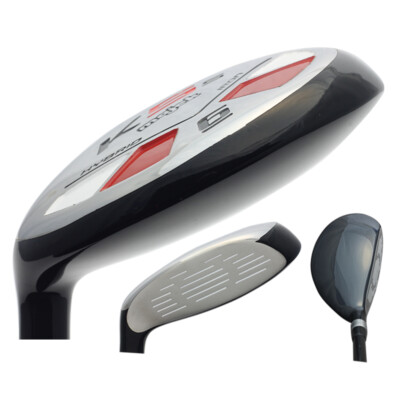 Left Handed - Majek Golf +1'' than Std Tall Senior Men's #6 Hybrid ''A'' Flex Club