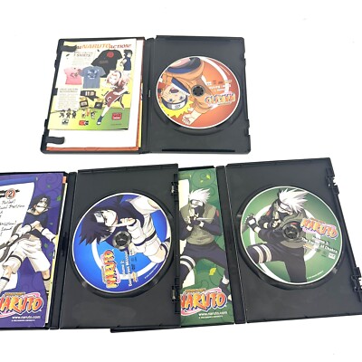 Naruto Shonen Jump's Volume 1-3 DVD Set | eBay