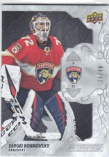 SERGEI BOBROVSKY 2019-20 UPPER DECK ENGRAINED BASE PARALLEL #26/49 #19 FLORIDA