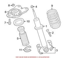 Genuine OEM Rear Suspension Shock Absorber For BMW i3 2014-2017