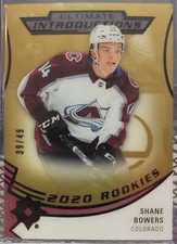 Shane Bowers 20/21 UD Ultimate Rookie Ultimate Introductions GOLD /49