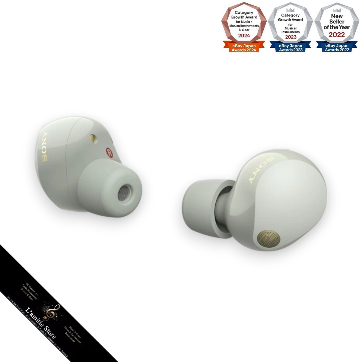 Sony WF-1000XM5 S Truly Wireless Bluetooth Noise Canceling Silver