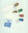 Germany DDR 1983(Nov.22) Winter Olympics 1984 Sarajevo,Skiing Set FDC Covers.