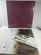 Creative Memories 12 X 12 Mulberry Album Scrapbook Open Spine Page Protectors