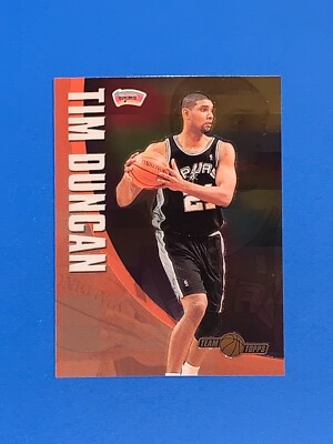 2001-02 Topps Team Topps Tom Duncan #TT2 Basketball Card San Antonio Spurs