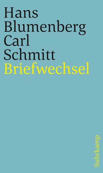 Thumbnail - Briefwechsel 1971-1978 | Hans Blumenberg, Carl Schmitt | 2021 |