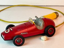 1950's Ferrari Battery Operated Plastic Race Car, Damaged