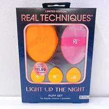 Real Techniques Light Up The Night Limited Edition Makeup Puff Set