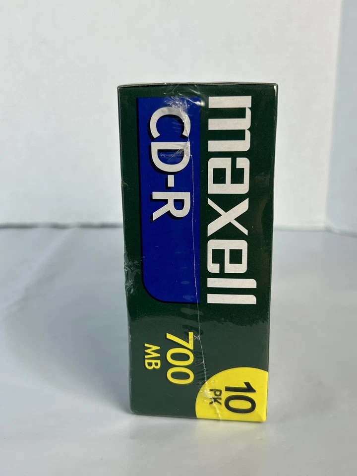 Maxell Discs  CD-R  700 MB 80 MIN 40X Recordable Music New Sealed 10  Pack - Image 2 of 4