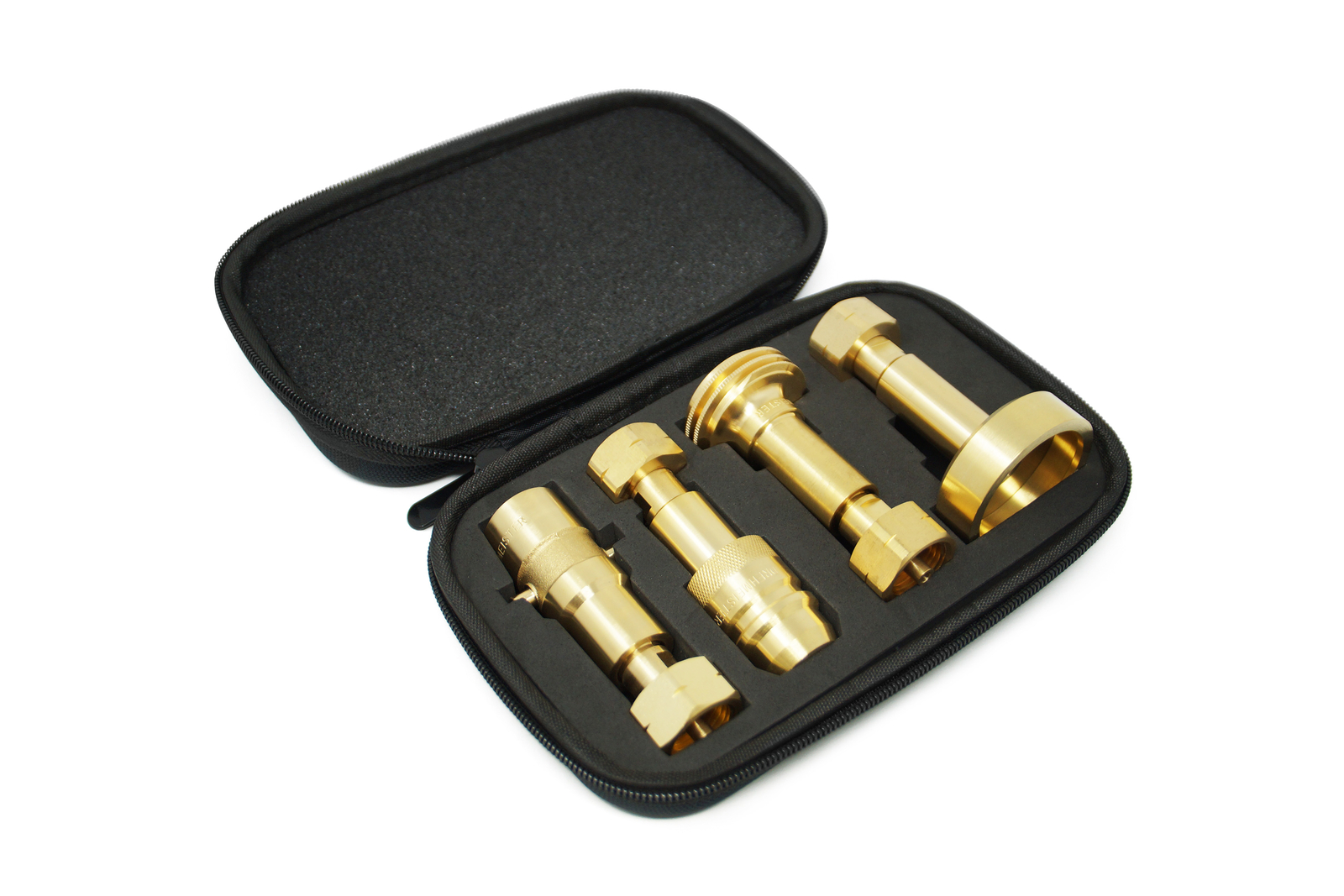 DREHMEISTER LPG Adapter, Gasflaschen Tankadapter EUROPA Set inkl. Etui