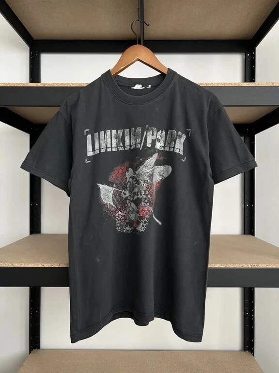 Linkin Park Hybrid Theory Album Tシャツ 黒 M Vintage 2002 Linkin Park Hybrid Theory Black T-shirt | eBay