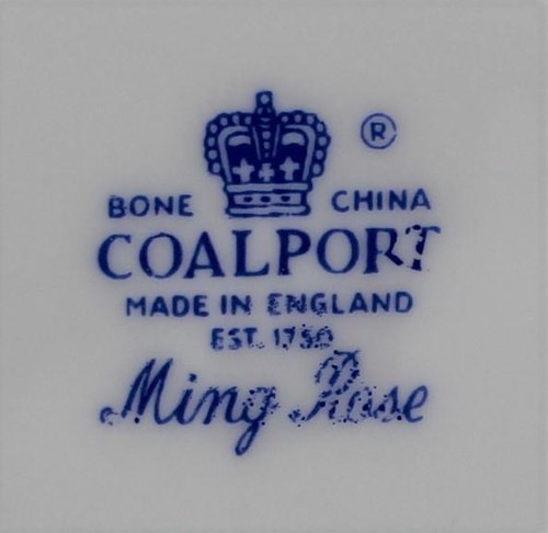 Grupo de 3 platos para ensaladas Coalport Ming Rose - Imagen 5 de 5