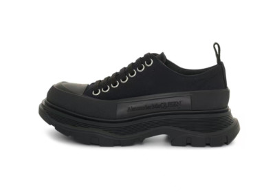 Alexander McQueen Tread Slick Lace Up Martin Boot Women's Black 611705W4L321000