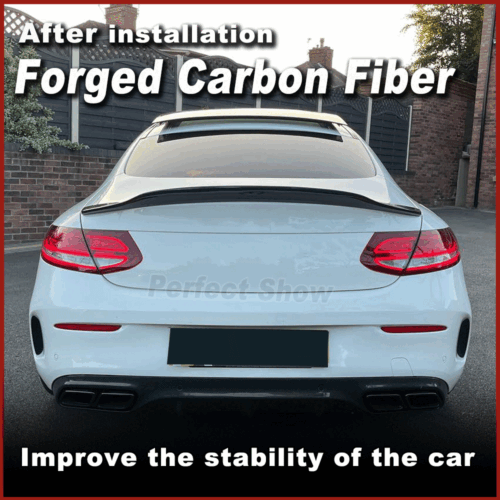 Alerón trasero de carbono para Mercedes C205 C300 C43 C63 Forge alerón alerón labio - Imagen 3 de 13