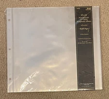 The Paper Studio 12x12 Postbound or 3-Ring Scrapbook Album 20 Refill Pages