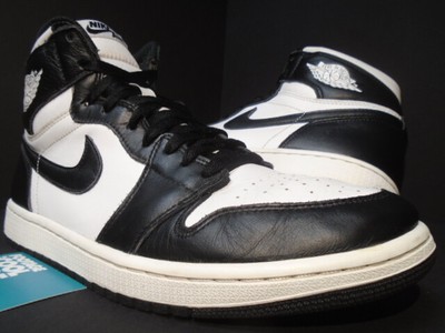 2014 NIKE DUNK AIR JORDAN 1 RETRO HIGH OG PANDA BLACK TOE WHITE 555088-010  10.5 887232960797 | eBay