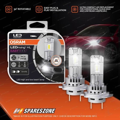 COPPIA SET LAMPADE OFF-ROAD LEDriving HL EASY GEN2 H4/H19 OSRAM 64193DWESY-2HB - 2