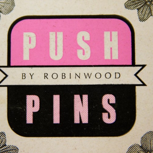 Robinhood Set 8 Floral Pewter Push Pins Tacs Added 1 Silver Star 925 - Picture 6 of 7