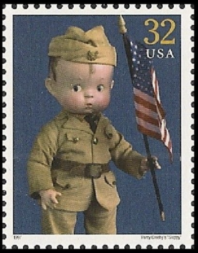 US #3151m postfrisch 1997 klassische amerikanische Puppen Percy Crosby's Skippy - Bild 1 von 1