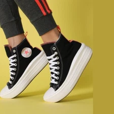 Converse Kid's Chuck Taylor All Star Move Platform High GS SIZE 7