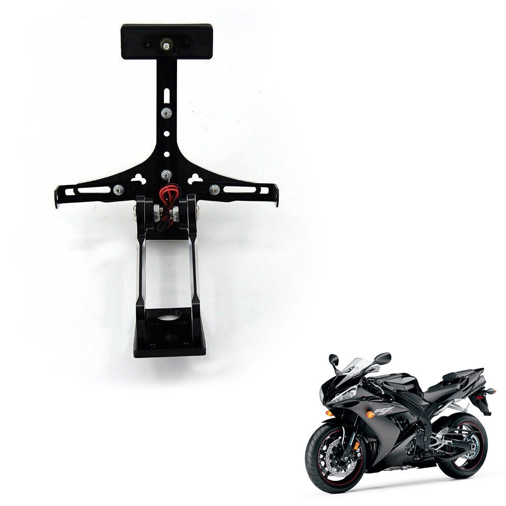 ナンバープレート・フレーム オートバイユニバーサル調整可能なテールきちんとしたリアナンバープレートホルダーヤマハ 2004-2017 バイク ライセンスプレートホルダー オートバイ ナンバープレートホルダー ナンバープレートホルダーブラケットキット ヤマハ用 YZF  ナンバープレートホルダー ブラケット マウント オートバイ用 用 Y&AMAHA 用 YZF-R1 1000CC 2004-  Amazon.co.jp: オートバイのナンバー ...