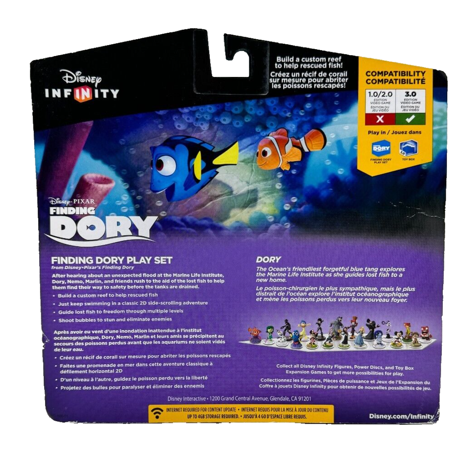 Disney Infinity 3.0 Edition Finding Dory Play Set Xbox One 360 PS3 PS4