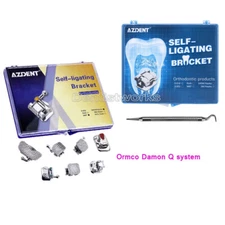 Dental Orthodontic Self-Ligating Brackets ROTH /MBT.022 Hooks 345 Ormco Damon Q