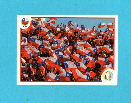 COPA AMERICA 2021-PANINI-Figurina n.CHI27 - TIFOSI - CILE -NEW VELINA