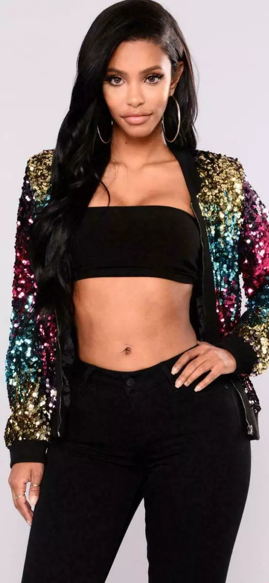 Ladies glitter jackets sale