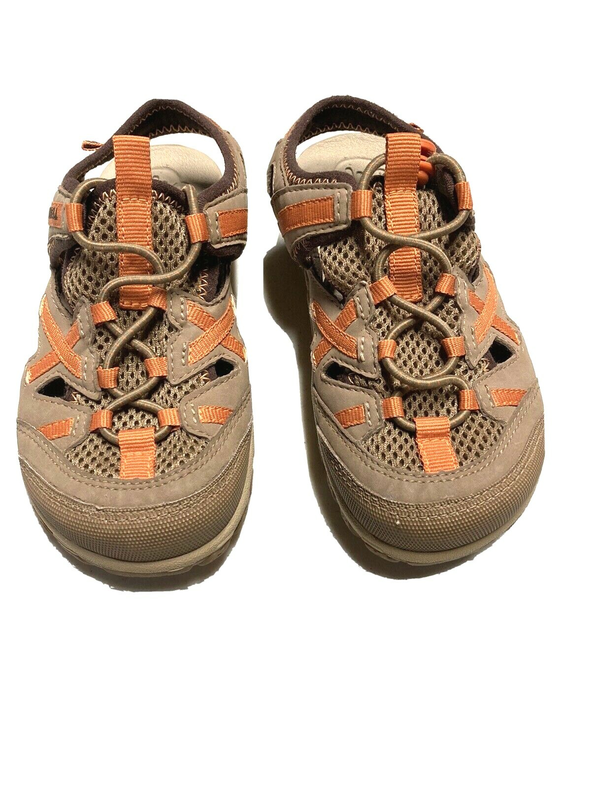 Sandali sportivi Merrell Waterpro Skip Otter arancione bruciato giovani taglia 10 us