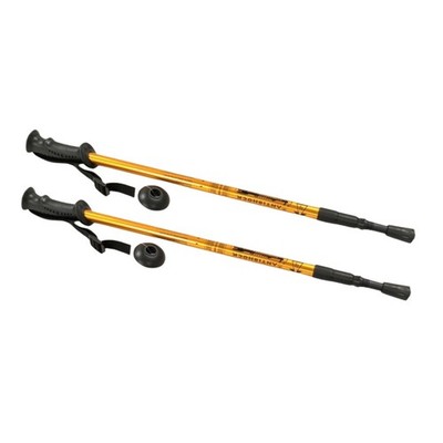 Aluminiumstöcke zum Nordic Walking goldfarben 135 cm EUROBATT